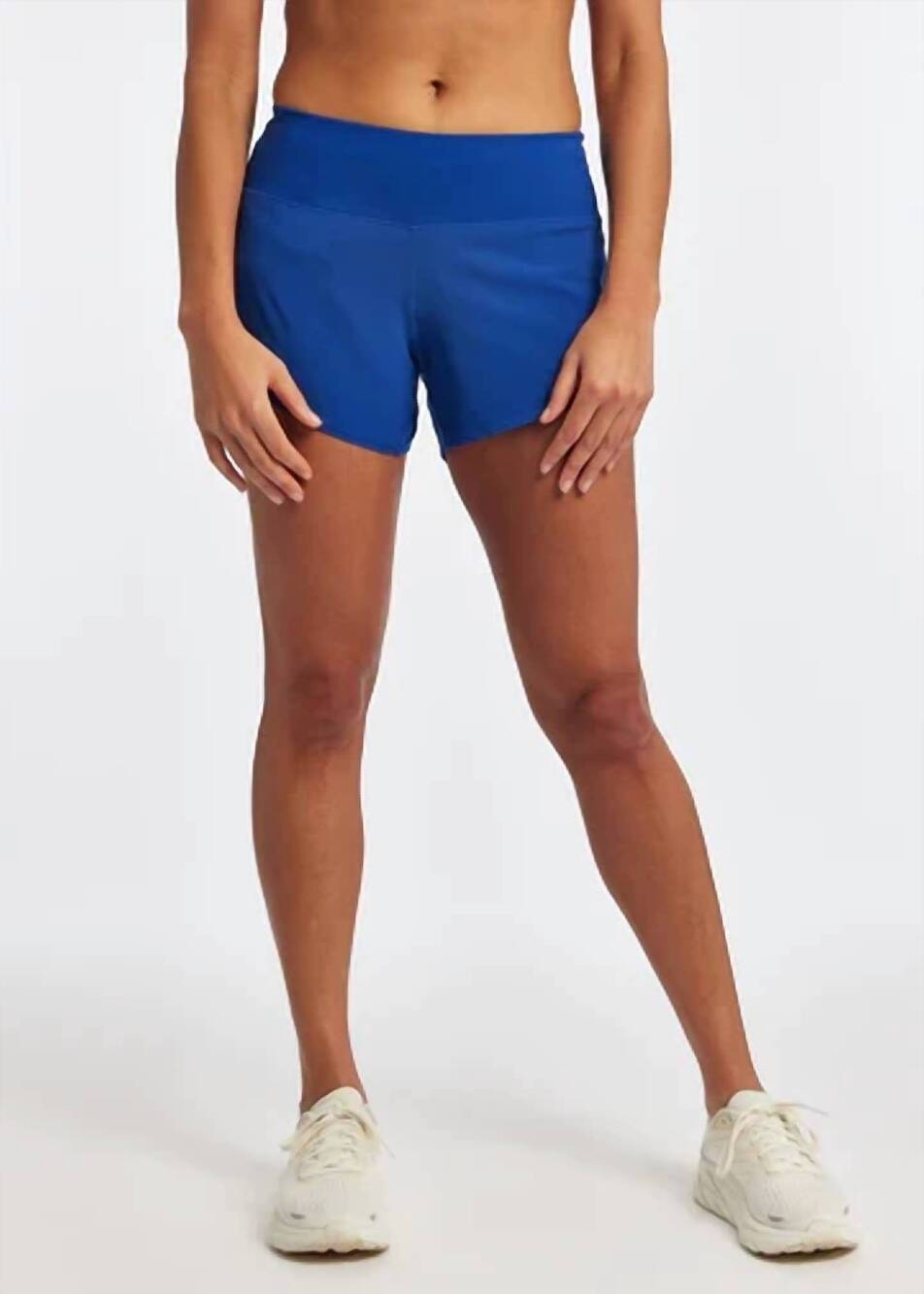 NEW OISELLE women's roga running shorts in deep blue